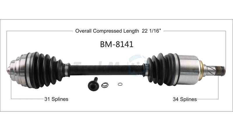 CV Axle Shaft – Front Driver Side