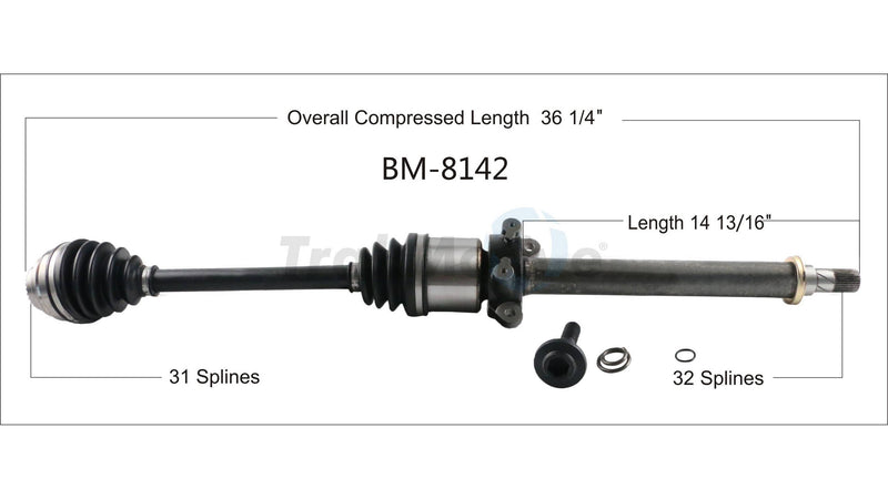 CV Axle Shaft – Front Passenger Side