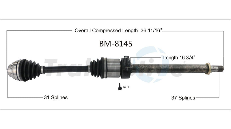 CV Axle Shaft – Front Passenger Side