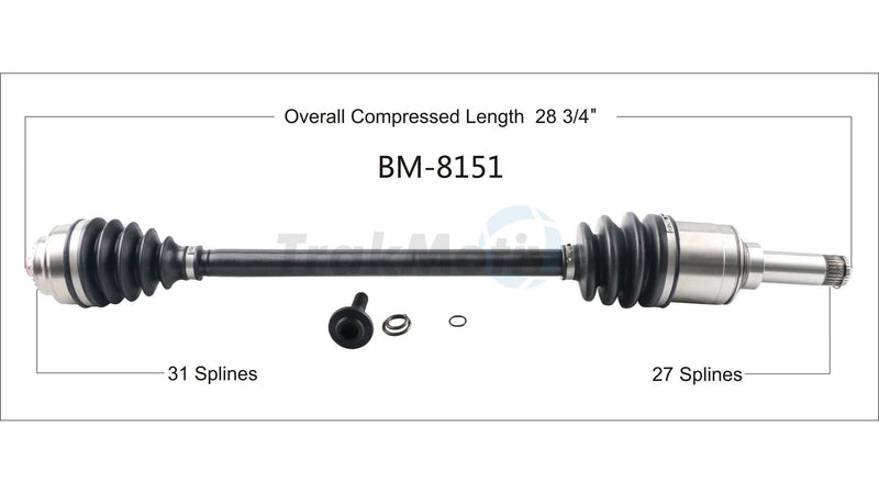 CV Axle Shaft – Rear