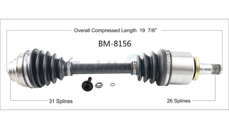 CV Axle Shaft – Front Driver Side