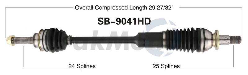 CV Axle Shaft – Rear Driver Side