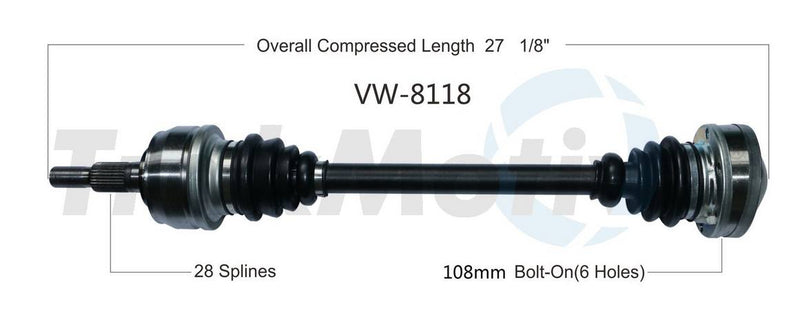 CV Axle Shaft – Rear