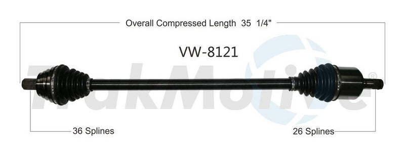 CV Axle Shaft – Front Passenger Side