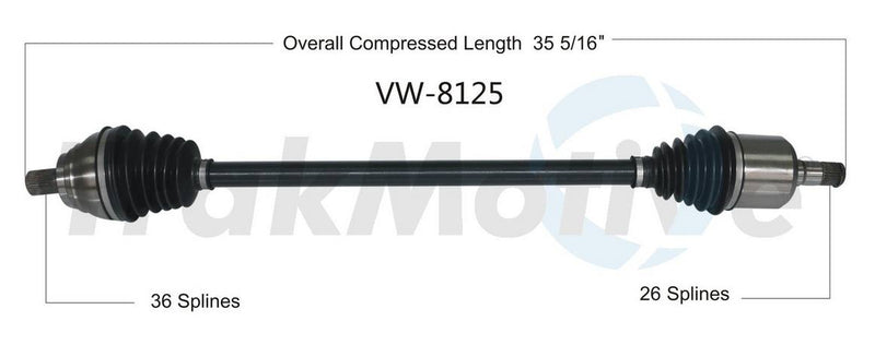 CV Axle Shaft – Front Passenger Side