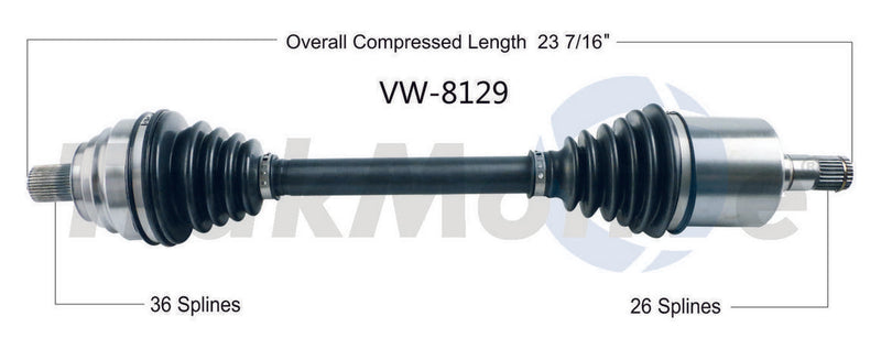 CV Axle Shaft – Front Driver Side