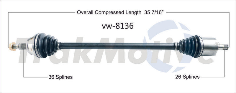 CV Axle Shaft – Front Passenger Side
