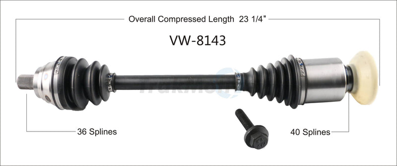CV Axle Shaft – Front Passenger Side