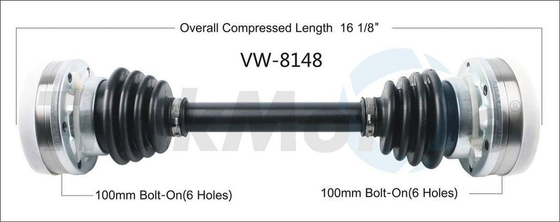 Porsche CV Axle Shaft SurTrack VW-8148