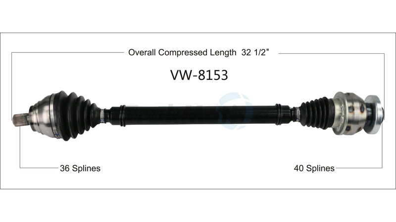CV Axle Shaft – Front Passenger Side