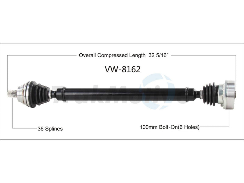 CV Axle Shaft – Front Passenger Side