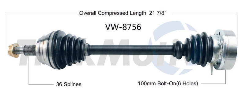 CV Axle Shaft – Front Driver Side