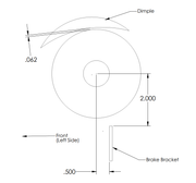 Nut Plate Adaptor (pr), Front Swaybar 911/912/930 (1974-89)