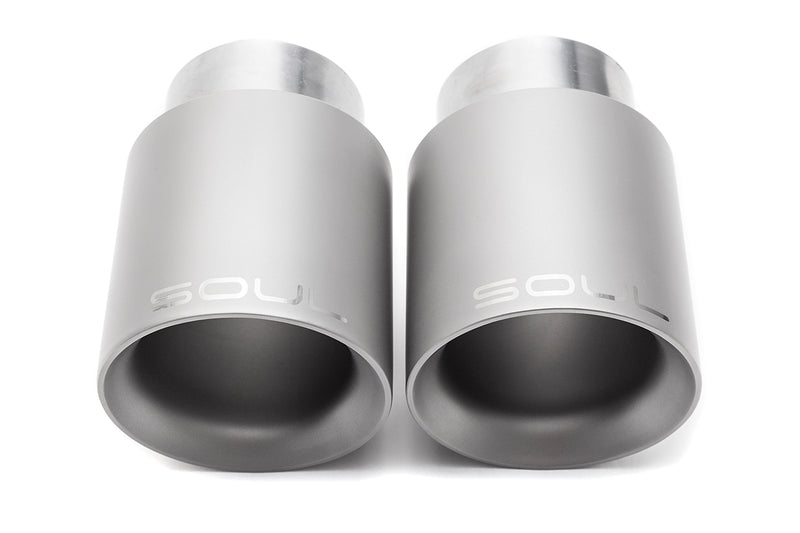 Porsche 991.2 Carrera (with PSE) SOUL Bolt On Exhaust Tips