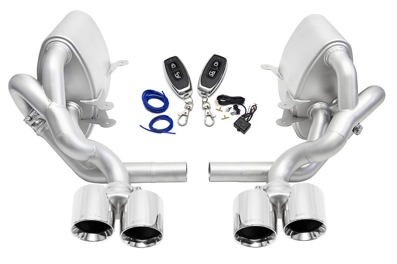 Porsche 997.2 Carrera SOUL Valved Side Mufflers