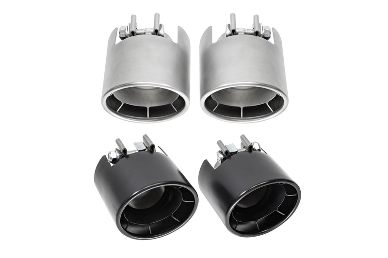 Porsche 718 GT4 / Spyder / GTS 4.0L SOUL Weissach-Style Bolt-On Exhaust Tips