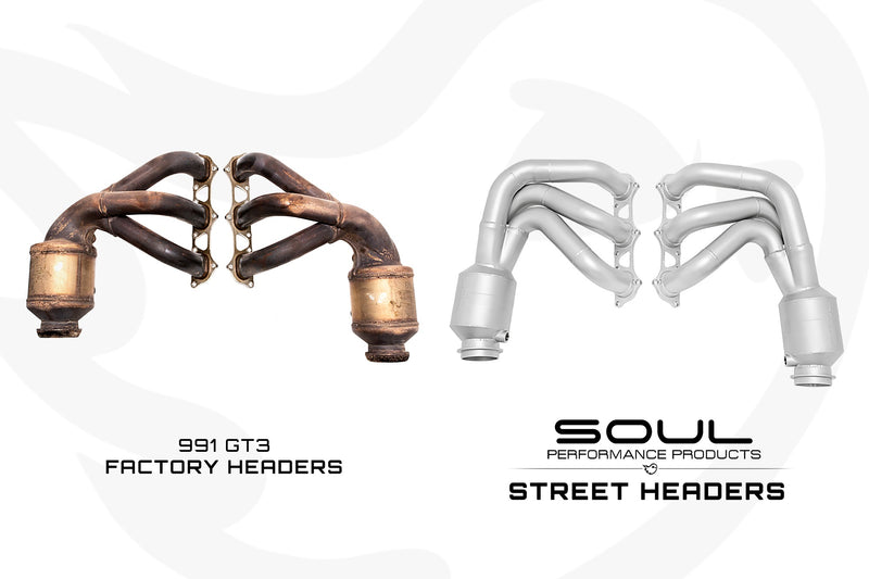 Porsche 991 GT3 SOUL Street Headers