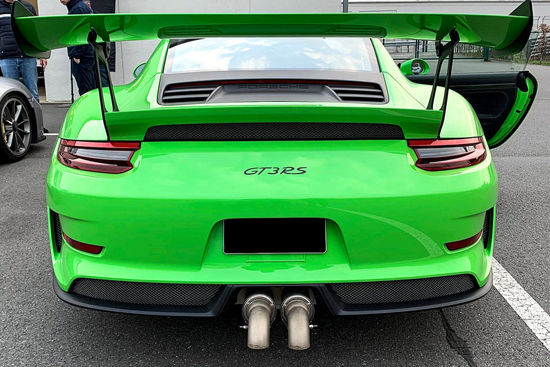 Porsche 991 GT3 / GT3 RS SOUL Bolt-On Resonated Turn Down Exhaust Tips