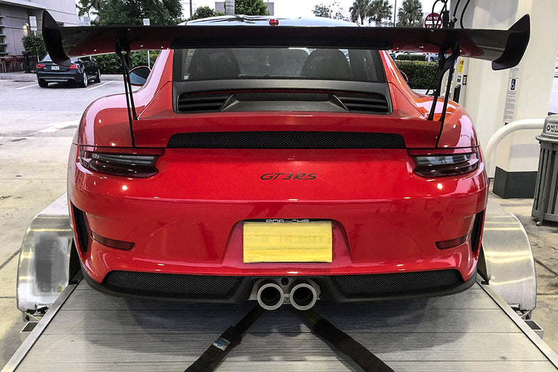 Porsche 991 GT3 / GT3 RS SOUL Bolt-On Resonated Turn Down Exhaust Tips