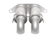 Porsche 991 GT3 / GT3 RS SOUL Bolt-On Resonated Turn Down Exhaust Tips