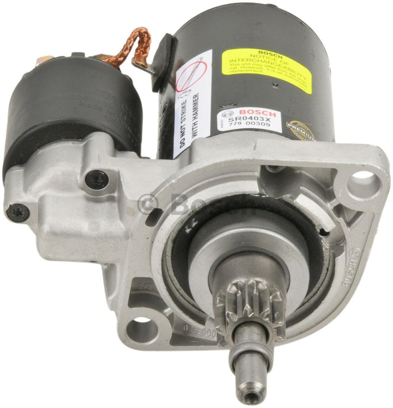VW Starter Motor (Rebuilt) 02A911023TX – Bosch SR0403X