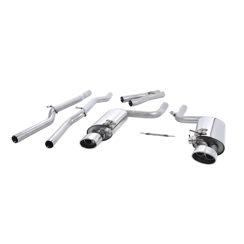 Milltek Cat Back Exhaust Audi RS4 B7 4.2 V8 Saloon Avant and Cabriolet 06-08