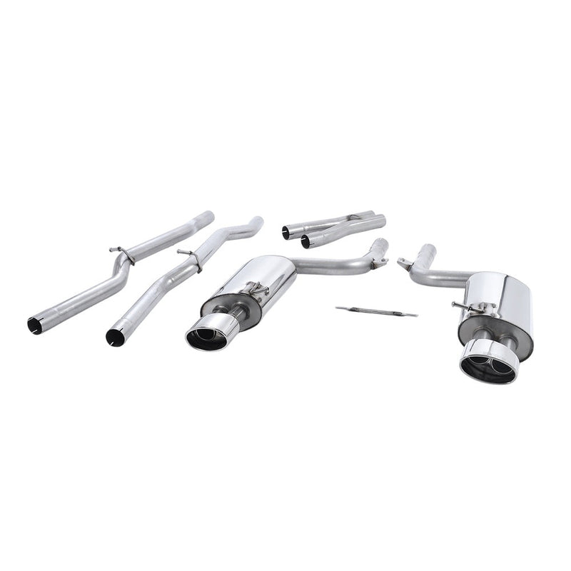 Milltek Cat Back Exhaust Audi RS4 B7 4.2 V8 Saloon Avant and Cabriolet 06-08