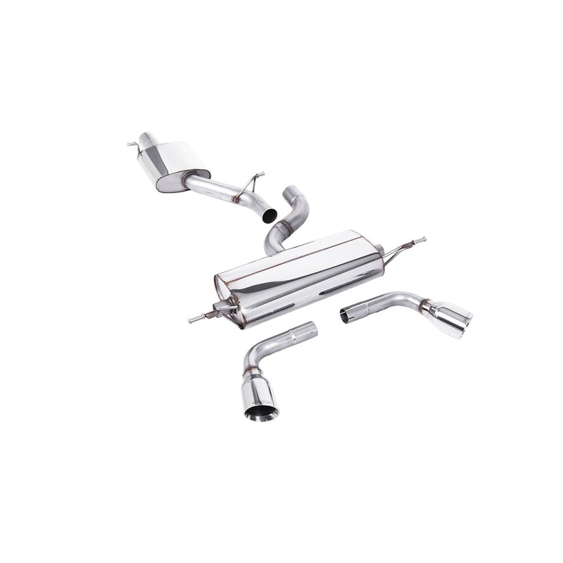 Milltek Cat Back Exhaust Audi TT Mk2 3.2 Quattro 06-10