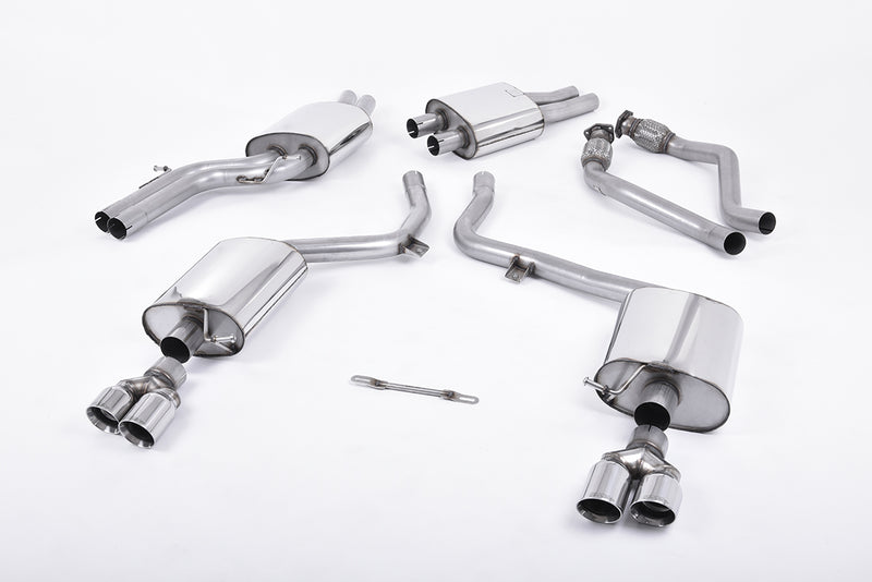 Milltek Cat Back Exhaust Audi S5 3.0 TFSi B8 Coupe and Cabriolet (S-Tronic) 09-11