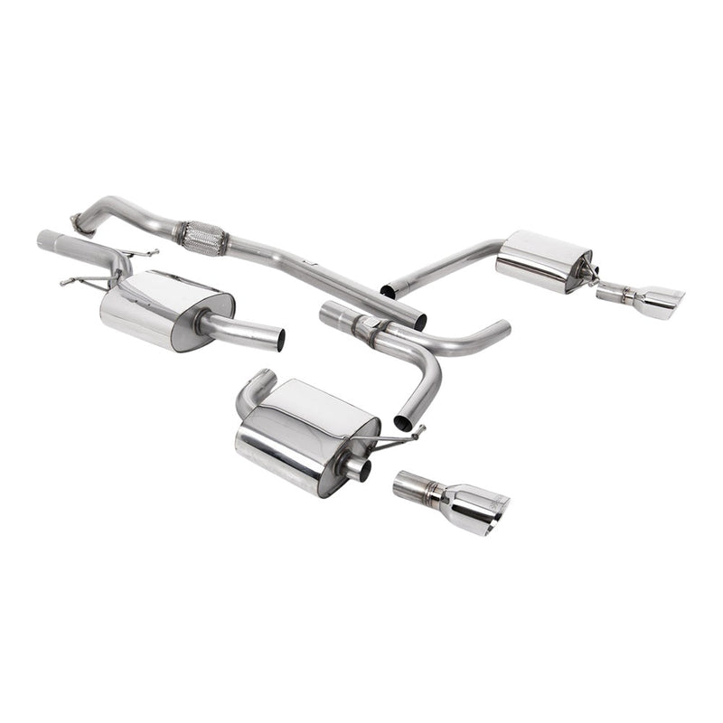 Milltek Cat Back Exhaust Audi A5 Sportback 2.0 TFSi 2WD and Quattro Multitronic / S-Tronic 09-12
