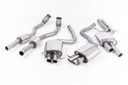 Milltek Cat Back Exhaust Audi RS4 B8 4.2 FSI Quattro Avant 12-15