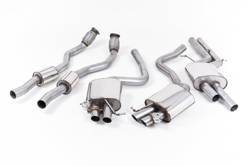 Milltek Cat Back Exhaust Audi RS4 B8 4.2 FSI Quattro Avant 12-15