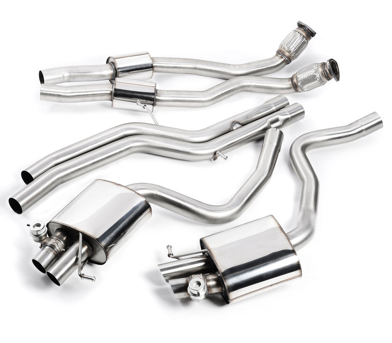 Milltek Cat Back Exhaust Audi RS4 B8 4.2 FSI Quattro Avant 12-15