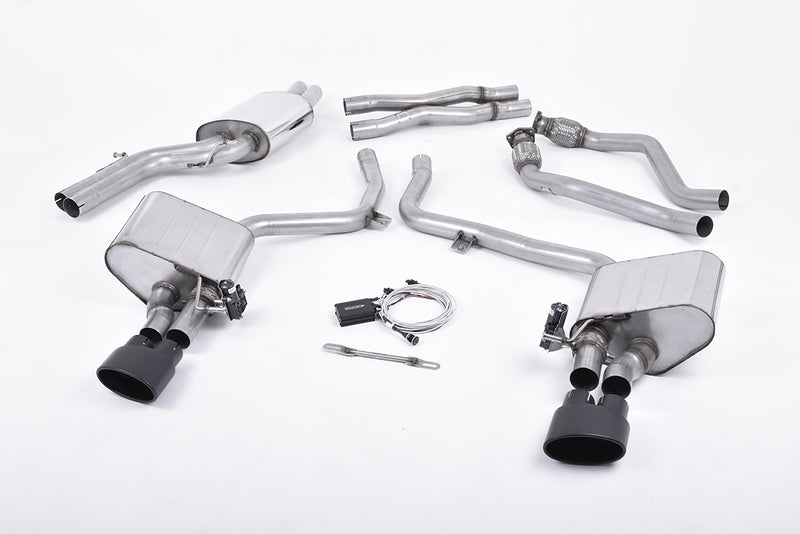Milltek Cat Back Exhaust Audi S5 3.0 TFSi B8 Coupe and Cabriolet (S-Tronic) 09-11