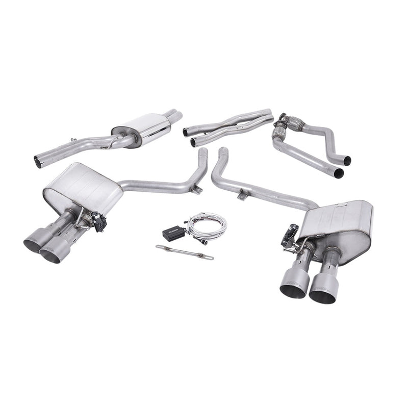 Milltek Cat Back Exhaust Audi S4 3.0 Supercharged V6 B8.5 12-16