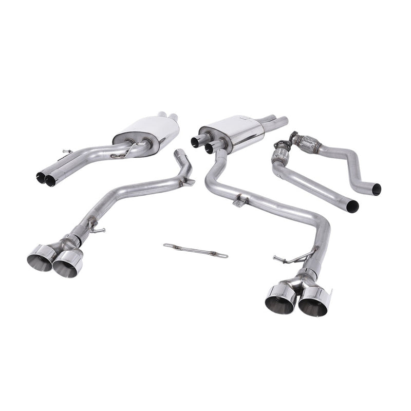 Milltek Cat Back Exhaust Audi S5 3.0 TFSi B8.5 Coupe and Cabriolet 11-16