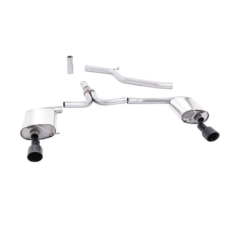 Milltek Cat Back Exhaust Audi A4 3.0 TDi B8 Quattro Saloon and Avant 08-11