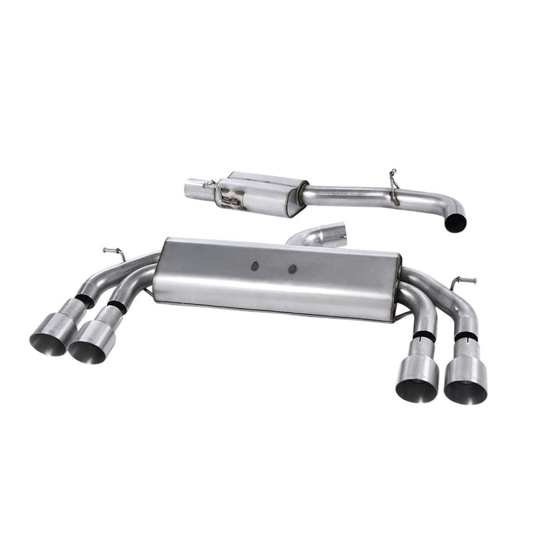 Milltek Cat Back Exhaust Audi S3 2.0 TFSi Quattro Sportback 8V/8V.2 (Non-GPF Equipped Models Only) 13-18