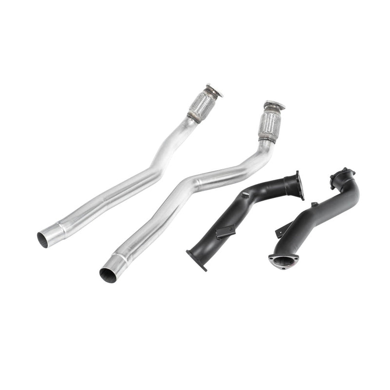 Milltek Large-bore Downpipes and Cat Bypass Pipes Exhaust Audi RS6 C7 4.0 TFSi biturbo Quattro inc Performance Edition 13-18