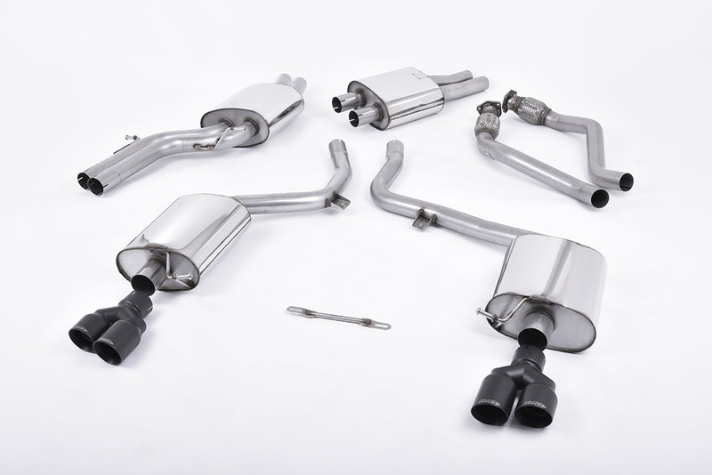 Milltek Cat Back Exhaust Audi S5 3.0 TFSi B8 Coupe and Cabriolet (S-Tronic) 09-11
