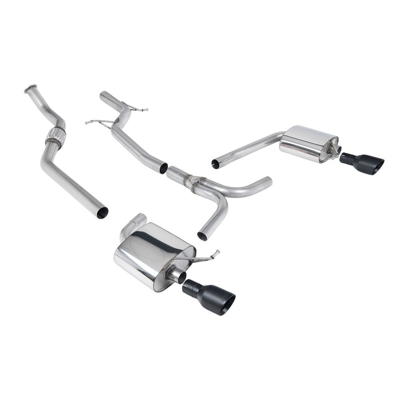 Milltek Cat Back Exhaust Audi A4 2.0 TFSi S-Line B8 (2WD and Quattro Tiptronic-only) Saloon and Avant 08-11