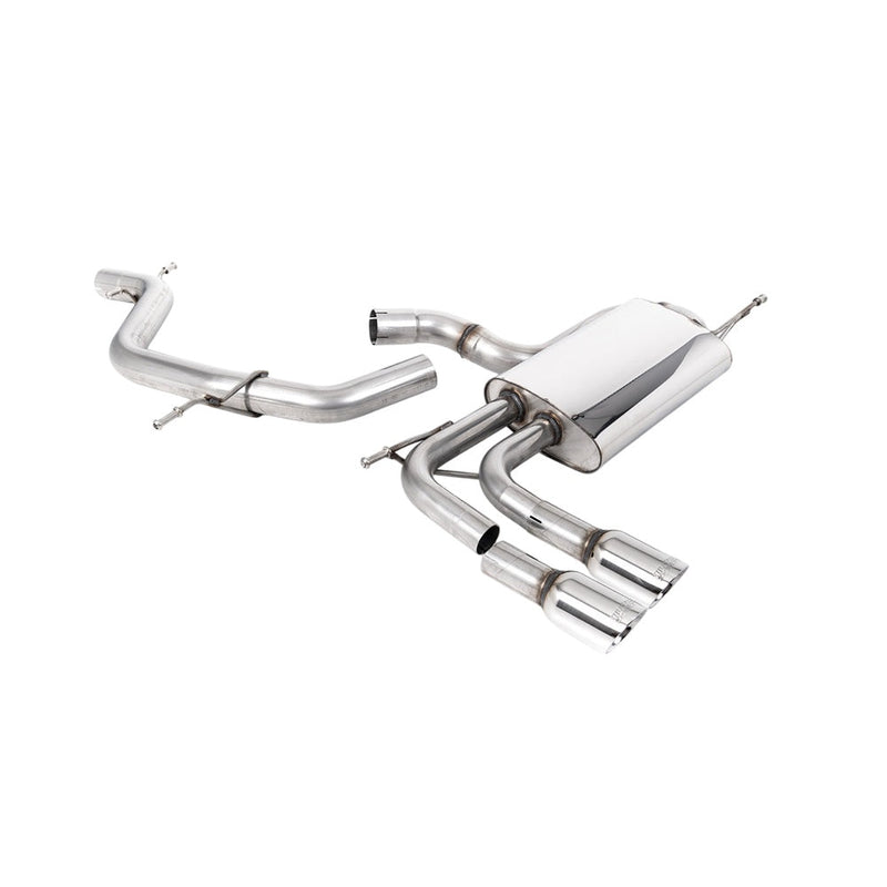 Milltek Cat Back Exhaust Audi A3 2.0T FSI 2WD 5-Door Sportback 03-12