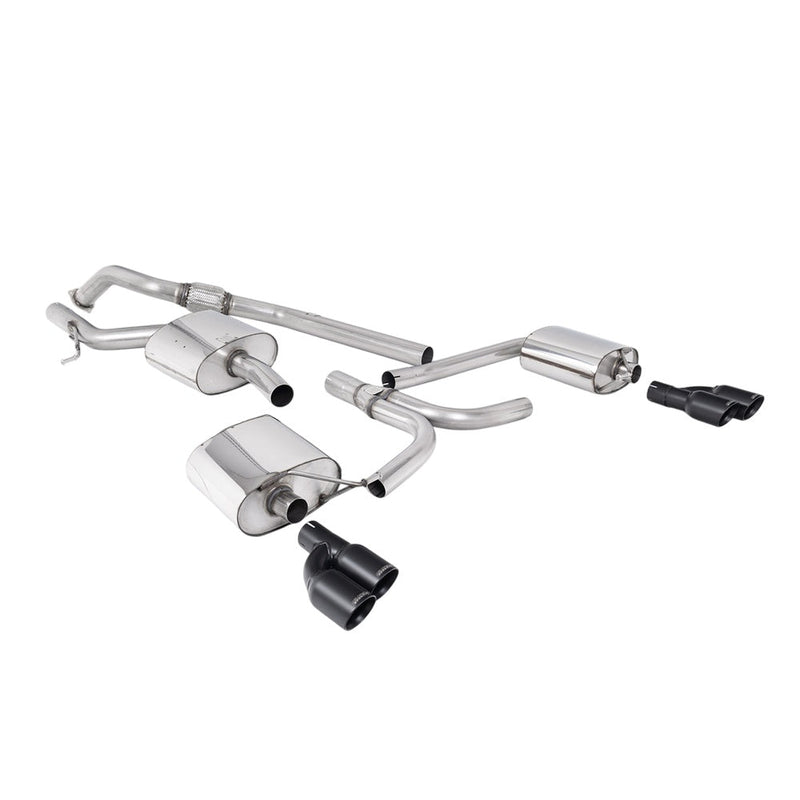Milltek Cat Back Exhaust Audi A4 2.0 TFSi S-Line B8 (2WD and Quattro Tiptronic-only) Saloon and Avant 08-11