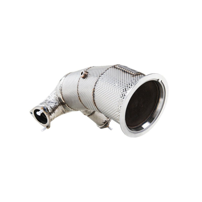 Milltek HJS Tuning ECE Downpipes Exhaust Audi S4 3.0 Turbo V6 B9 Saloon / Sedan and Avant (Non Sport Diff Models) LHD Cars Only 16-25