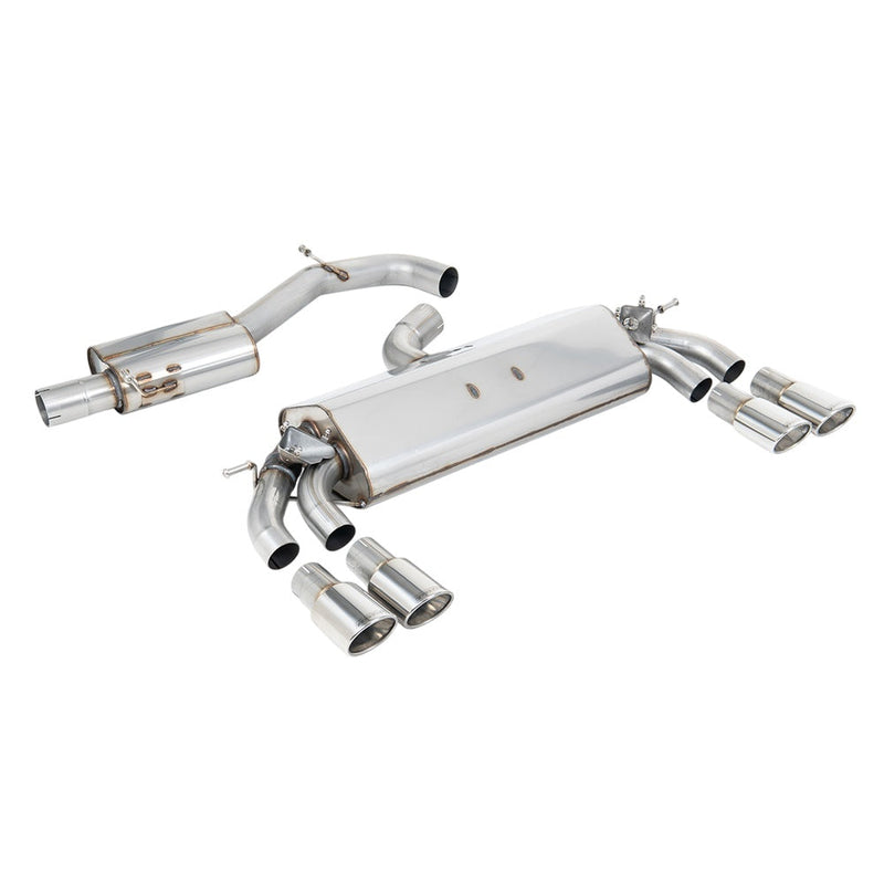 Milltek Cat Back Exhaust Audi S3 2.0 TFSi Quattro Sportback 8V.2 (GPF Equipped Models Only) 19-20
