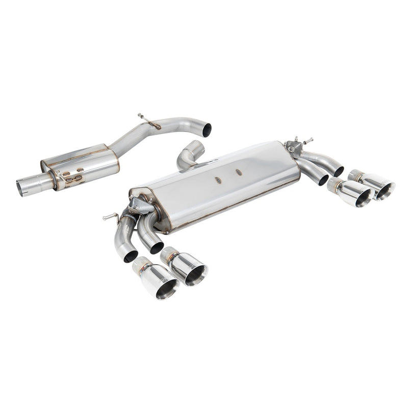 Milltek Cat Back Exhaust Audi S3 2.0 TFSi Quattro Sportback 8V.2 (GPF Equipped Models Only) 19-20