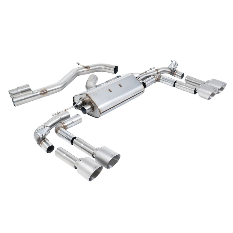 Milltek Particulate Filter-back Exhaust Audi S3 2.0 TFSi Quattro Saloon / Sedan 310PS 8Y (OPF/GPF Models Only) 20-25