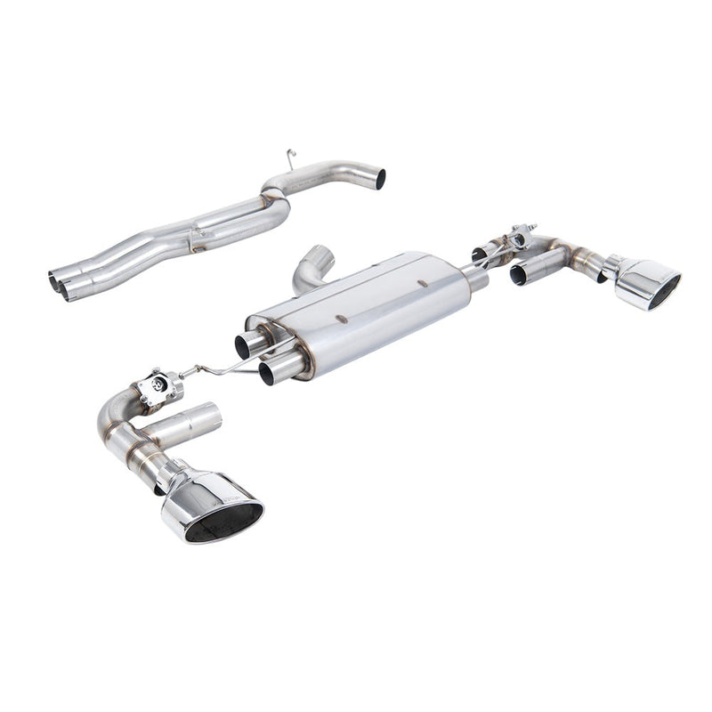 Milltek Cat Back Exhaust Audi TT Mk3 TTRS 2.5TFSi Quattro (Non-OPF/GPF Models) 16-25