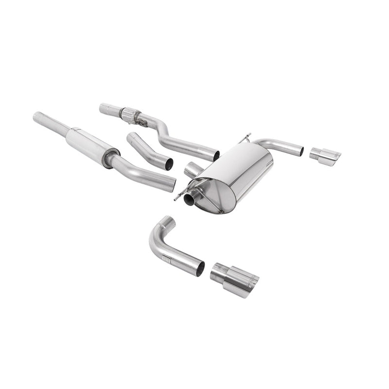 Milltek Cat Back Exhaust BMW 4 Series F32 428i Coupe (Automatic Gearbox without Tow Bar None xDrive and N20 Engine Only) 14-16