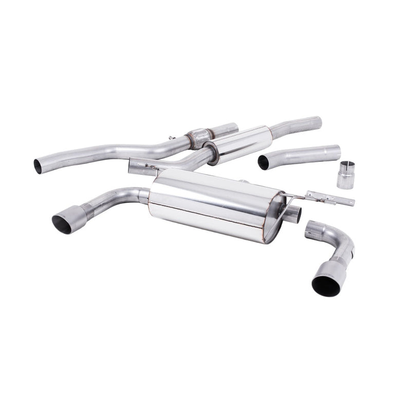 Milltek Cat Back Exhaust BMW 4 Series F32 428i Coupe (Manual Gearbox without Tow Bar None xDrive and N20 Engine Only) 14-18
